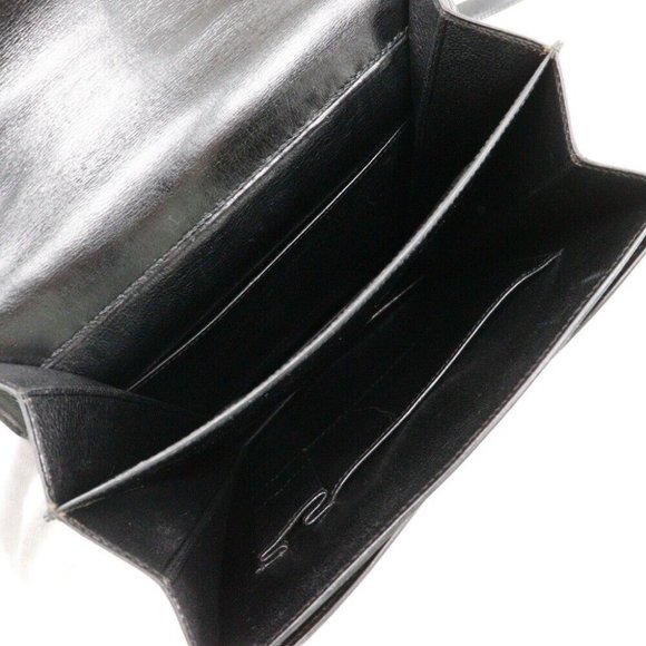 HERMES Chianti Shoulder Bag one belt vintage Black / Gold Hardware Box sca... - Picture 13 of 16